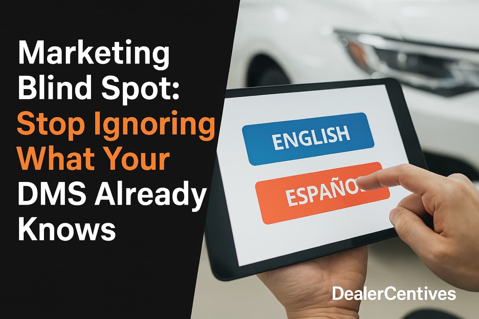 Marketing blind spot: stop ignoring what your DMS already knows
